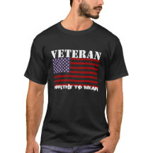 US-Flagge - Veteran - es lohnt sich zu tragen