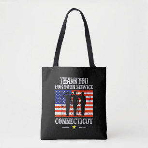 US-Flagge von Connecticut - US-Staat Connecticut S Tasche