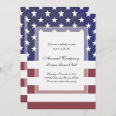 US-Flagge von Patriot Classic US Flagge Einladung (Vorne/Hinten)