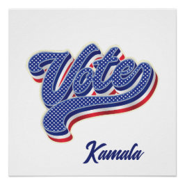 US Flagge - Wahl Poster