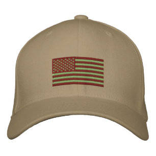 US-Flagge - Wald Bestickte Baseballkappe