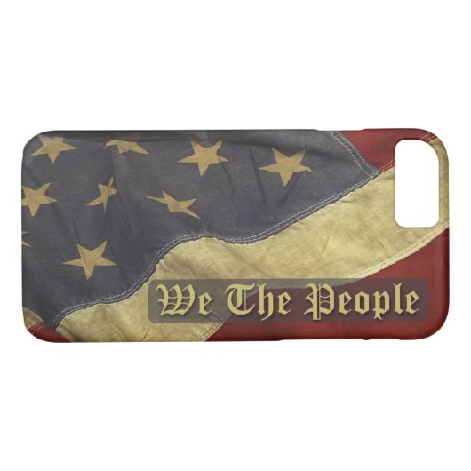 US-Flagge, We the People iPhone 7 Fall Case-Mate iPhone Hülle (Rückseite (Horizontal))
