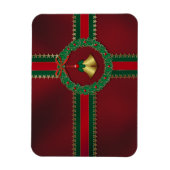 US Flagge Weihnachts Flexible Magnet (Vertikal)