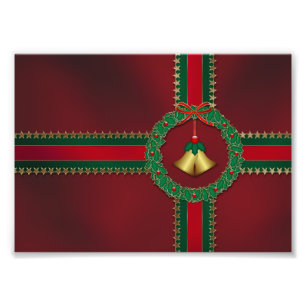 US Flagge Weihnachts Foto drucken