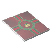 US Flagge Weihnachts-Notepad Notizblock (angewinkelt)