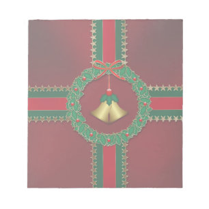 US Flagge Weihnachts-Notepad Notizblock