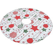 US Flagge Weihnachtsbaumrock Polyester Weihnachtsbaumdecke (Schrägansicht)