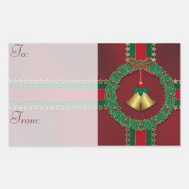 US Flagge Weihnachtsgeschenke Aufkleber