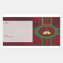 US Flagge Weihnachtsgeschenke Aufkleber