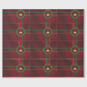 US Flagge Weihnachtswrapping Paper Geschenkpapier (Flach)