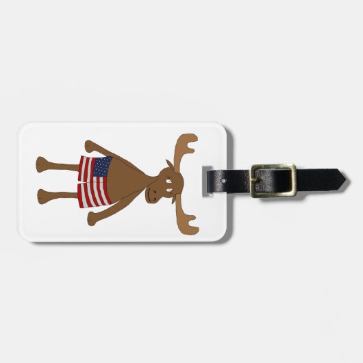 US Flagge, wie? Gepäckanhänger (Vorderseite horizontal)