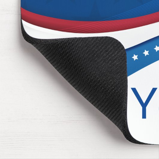 US Flagge wirbeln patrootisch Mousepad (Ecke)