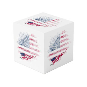 US-Flagge Würfel