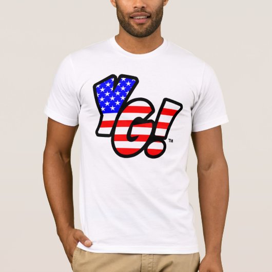 US-Flagge - YG! T-Shirt (Vorderseite)