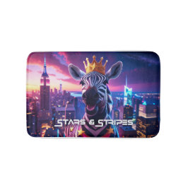 US Flagge Zebra Zanzibar Badematte