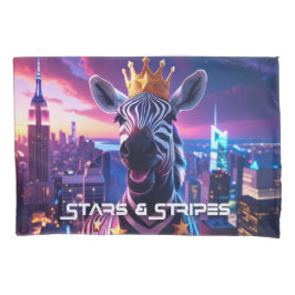 US Flagge Zebra Zanzibar Kissenbezug