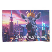 US Flagge Zebra Zanzibar Kissenbezug (Vorderseite-Rechts)