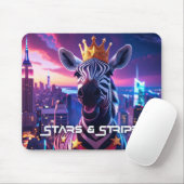 US Flagge Zebra Zanzibar Mousepad (Mit Mouse)