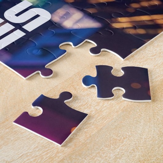 US Flagge Zebra Zanzibar Puzzle (Seite)