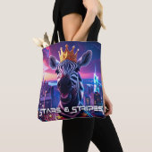 US Flagge Zebra Zanzibar Tasche (Von Nahem)