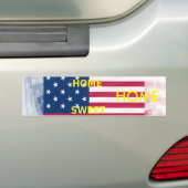 US-Flagge "Zuhause Sweet Zuhause" Art Print Autoaufkleber (Auf Auto)