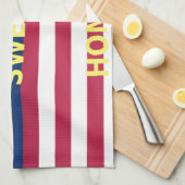US-Flagge "Zuhause Sweet Zuhause" Art Print Geschirrtuch (Viertel Falte)
