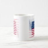US-Flagge "Zuhause Sweet Zuhause" Art Print Kaffeetasse (Mittel)