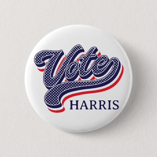 US Flagge zur personalisierten Wahl Button (Vorderseite)