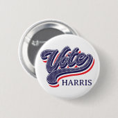 US Flagge zur personalisierten Wahl Button (Vorne & Hinten)