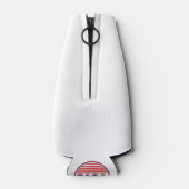 US Flagge zur personalisierten Wahl Flaschenkühler (Rückseite)