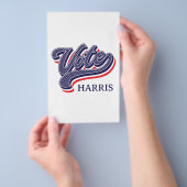 US Flagge zur personalisierten Wahl Flyer (Handgriff)