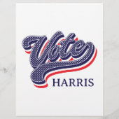 US Flagge zur personalisierten Wahl Flyer (Hinten)