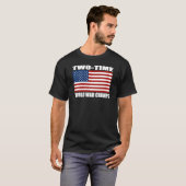 US-Flaggec$zwei-time-Weltkrieg kaut T - Shirts (Vorne ganz)