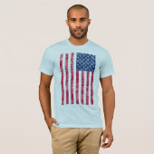 US-Flaggen-(beschädigt) Shirt (Vorne ganz)