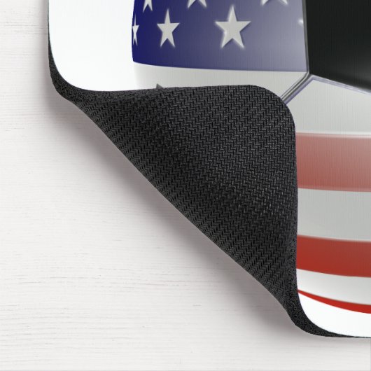 US-Flaggen-Fußball Mousepad (Ecke)