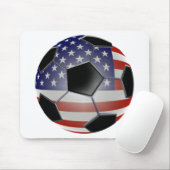 US-Flaggen-Fußball Mousepad (Mit Mouse)