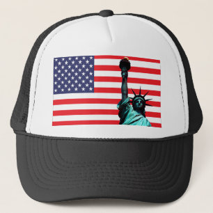 US-Flaggen-Hüte Truckerkappe