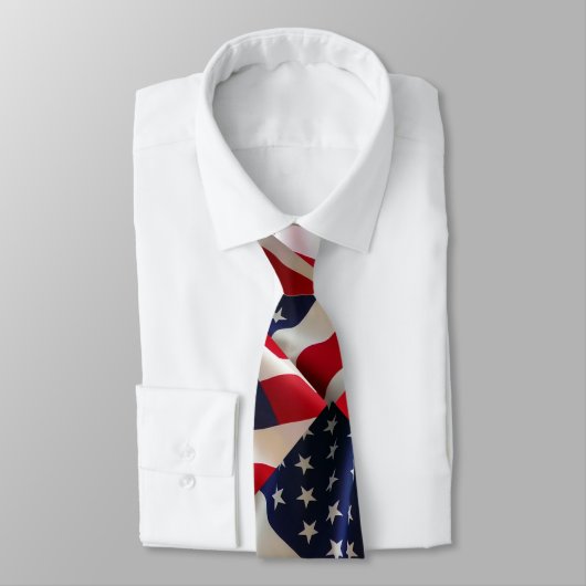 US-Flaggen Krawatte (Gebunden)