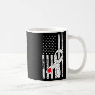 US-Flaggen-Schleife Typ-1-Diabetes-Bewusstsein Dia Kaffeetasse