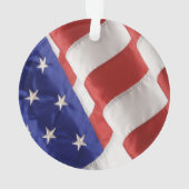 US-Flaggen-Schmuck Ornament (Rückseite)