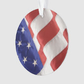 US-Flaggen-Schmuck Ornament (Vorderseite)