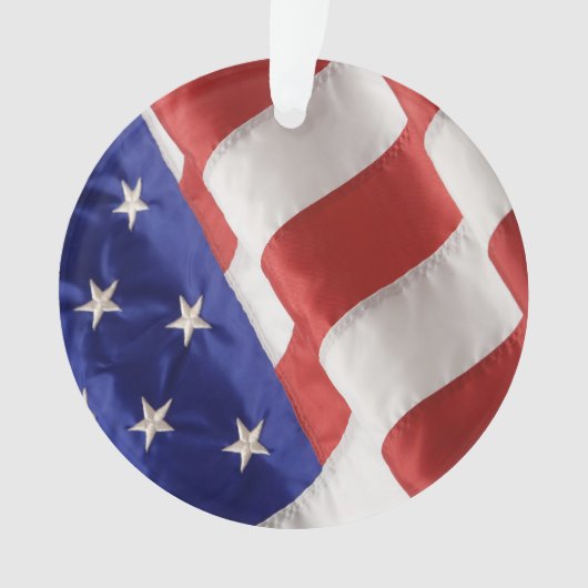 US-Flaggen-Schmuck Ornament (Vorderseite)
