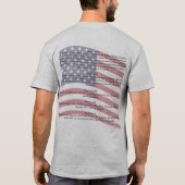US-Flaggen-Verfassungsurkunde T-Shirt (Rückseite)