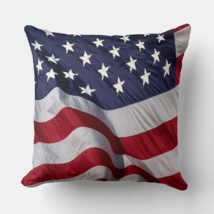US-Flaggen-Wanduhr Kissen
