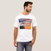 US-Flaggenadler T-Shirt (Vorne ganz)