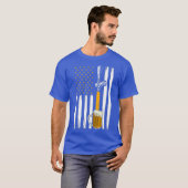 US-Flaggenboote T-Shirt (Vorne ganz)