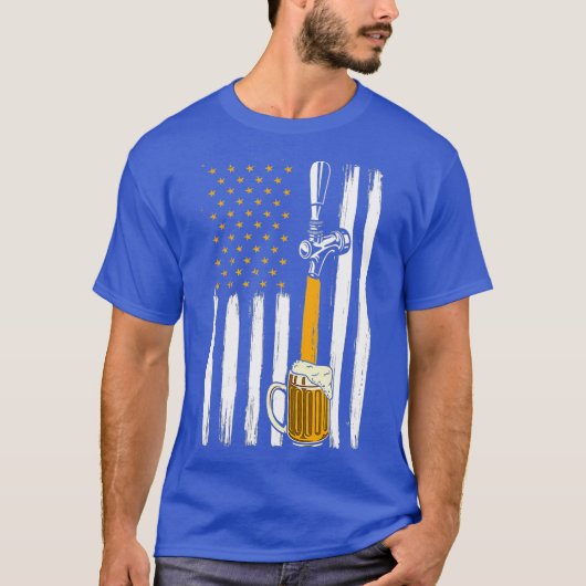 US-Flaggenboote T-Shirt (Vorderseite)