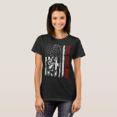 US-Flaggenfischerei Cool Mimi Fischerei Fischer Fi T-Shirt (Vorne ganz)