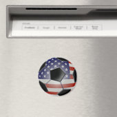 US-Flaggenfußball Magnet (In Situ (Geschirrspüler))