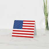 US-Flaggennotecard Karte (Vorderseite)